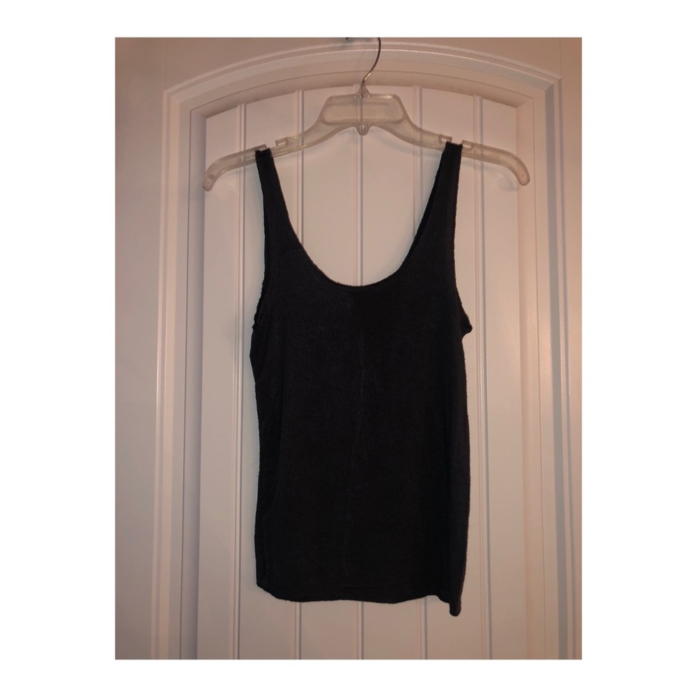 Charcoal grey tank top